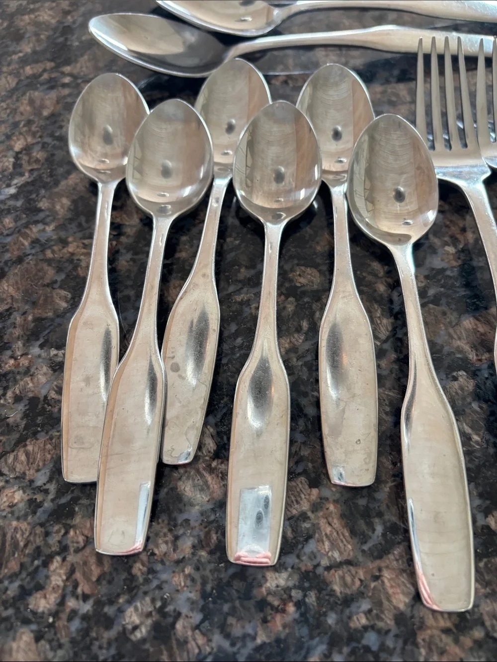 Hampton Silversmiths Stainless Steel China Flatware Set Incomplete Silverware